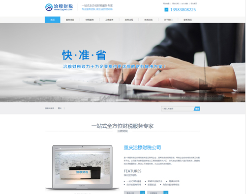 湖南工商财税公司营销型网站