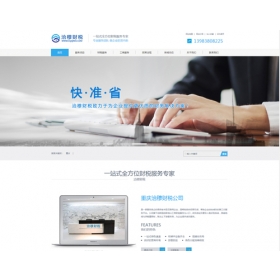 上海工商财税公司营销型网站