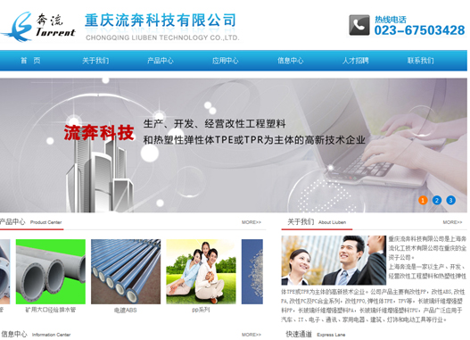 重庆流奔科技有限公司网站正式开通