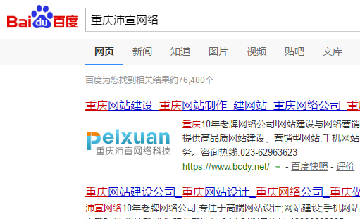 百度搜索结果网址前面的小图标是怎么做的