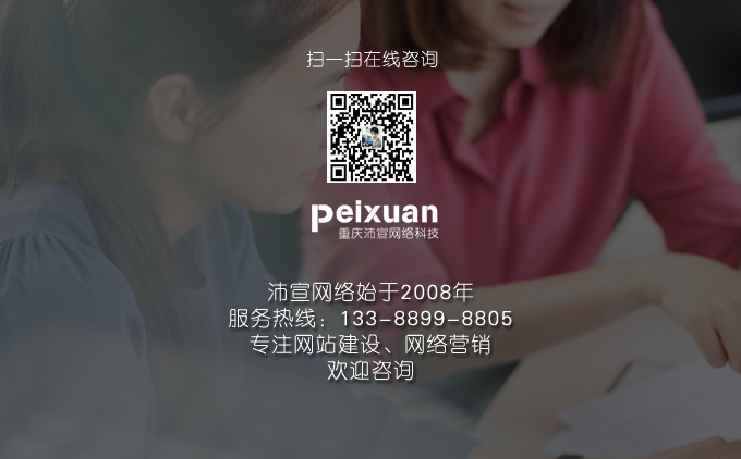 重庆做网站的公司沛宣网络更具优势